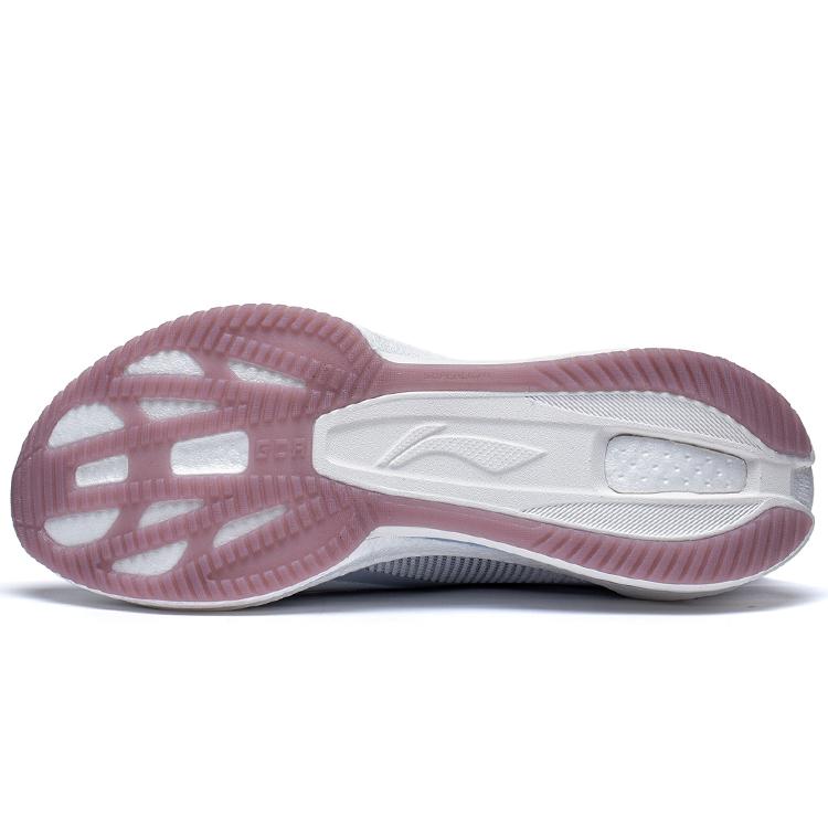 Li Ning Super Light 20 Versatile Abrasion Resistant Breathable Low top Running Shoes Women's Gray Blue ARBT002-3