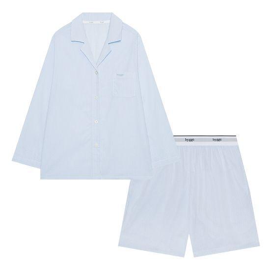 [Heo Young-ji’s Beep-Hind] Merry Seasonless Pajama Set – Sky Blue & White