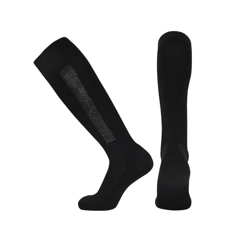2026 Adult Kids Solid Color Soccer Socks Socks Towel Bottom Over Knee Socks Teen Anti Slip Sports Socks