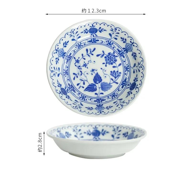 

Керамические тарелки в стиле ретро в китайском стиле для ресторанов высокого класса в отелях, паста, изысканные блюда, рыбная тарелка, уникальная бытовая посуда