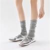 Female Spring and Summer Thin Style Bow Lace Ballet Style Long Tube Pile Cotton Socks