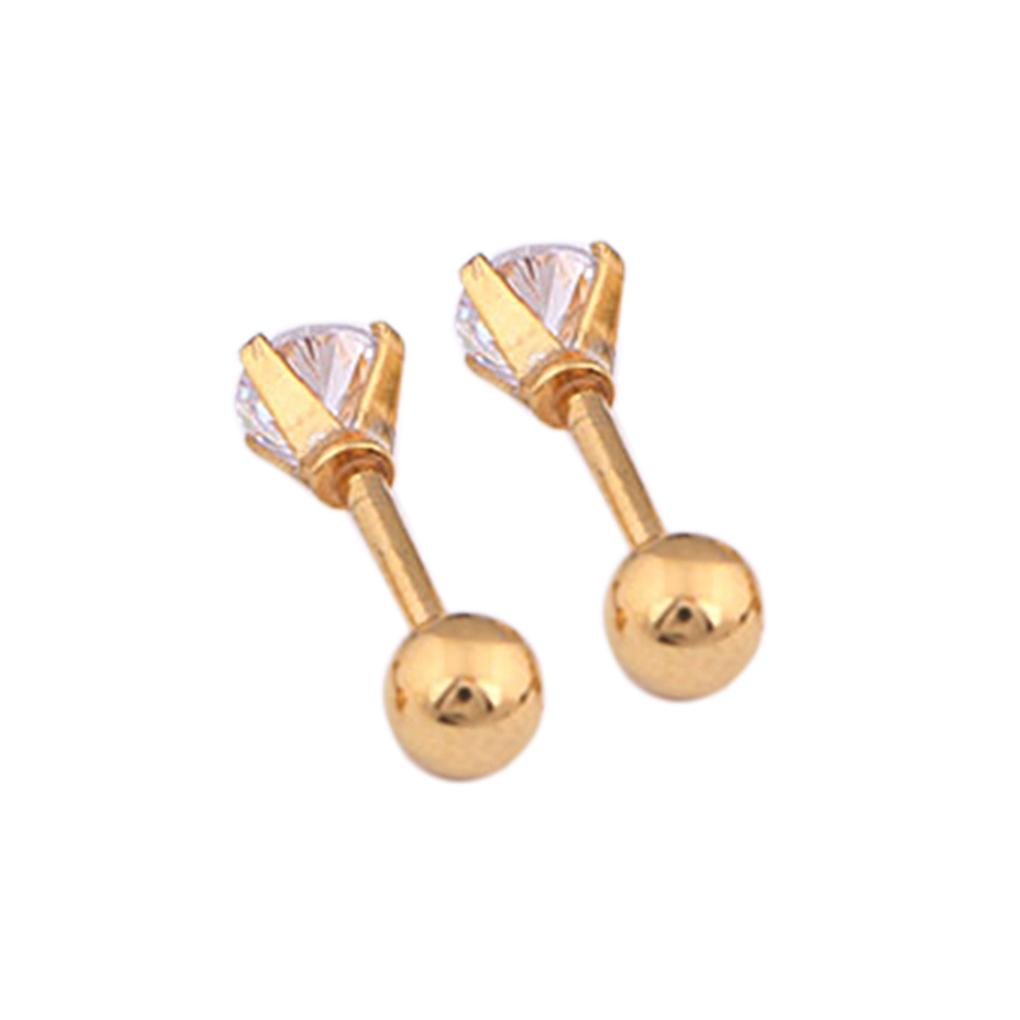 Donna Uomo Oro Nero Argento Cristallo Orecchio Orecchino Barra Labbra Stud Piercing
