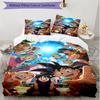 3pcs Duvet Cover Set (1*Duvet Cover + 2*Pillowcase, Without Core), DRAGON BALL Print Soft All‑Season Bedding Set, Home Bedroom Decor Gift