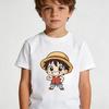 Cute Chibi Character Print Cotton TShirt Men Women Kids Family Clothes 2026 Summer ShortSleeve Casual Tee Tops