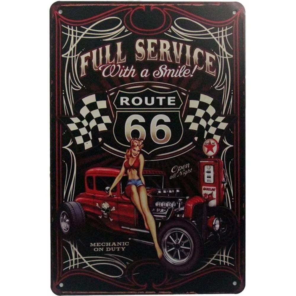 Retro Tin Art in European and American Industrial Style with Human Figures - Creative Wall Decor Paintings Ideal for Bars,