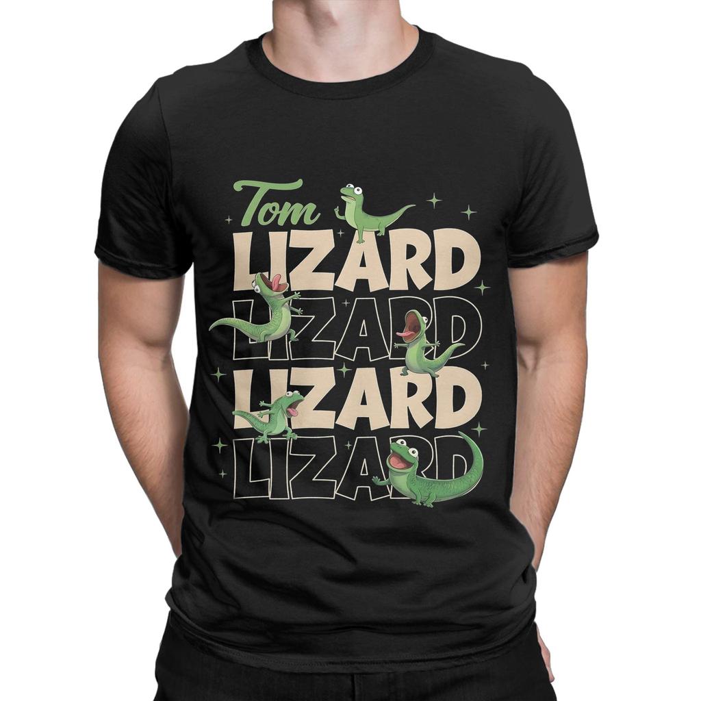 Unisex Women Graphic Printed Hoppers Tom The Lizard T Shirt Tee Cotton Tshirts Clothing