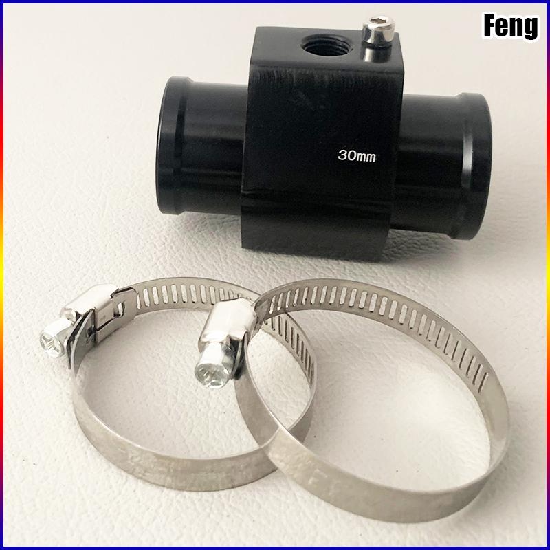Car Modification Water Temperature Sensor Head Joint Sensor Radiator Adapter 1/8NPT Digital Water Temperature Gauge Voltmeter