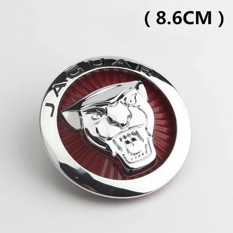 3D ABS Car Front Center Grille Emblem Badge Sticker Decoration For Jaguar X-TYPE F-TYPE S-TYPE XE XF XJ XK XJR XFR XJS1 LL78