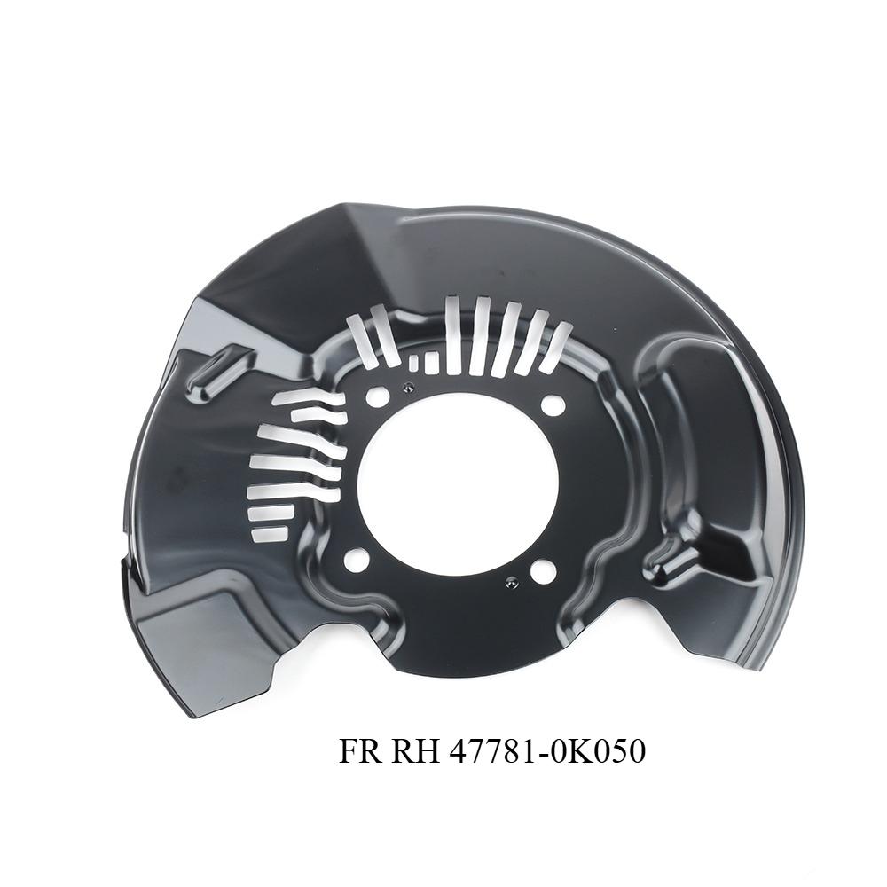 Front LH/RH Disc Brake Dust Cover for Toyota Hilux Fortuner 2005-2012 2011- 47781-0K050 47782-0K050 front right