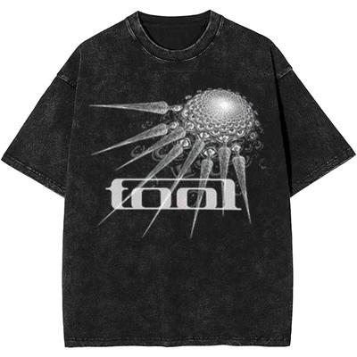 Uomo Donna Rock Tool Band Lateralus Heavy Metal Musica Vintage Lavato T-shirt Merch Cotone Top Abbigliamento Oversize