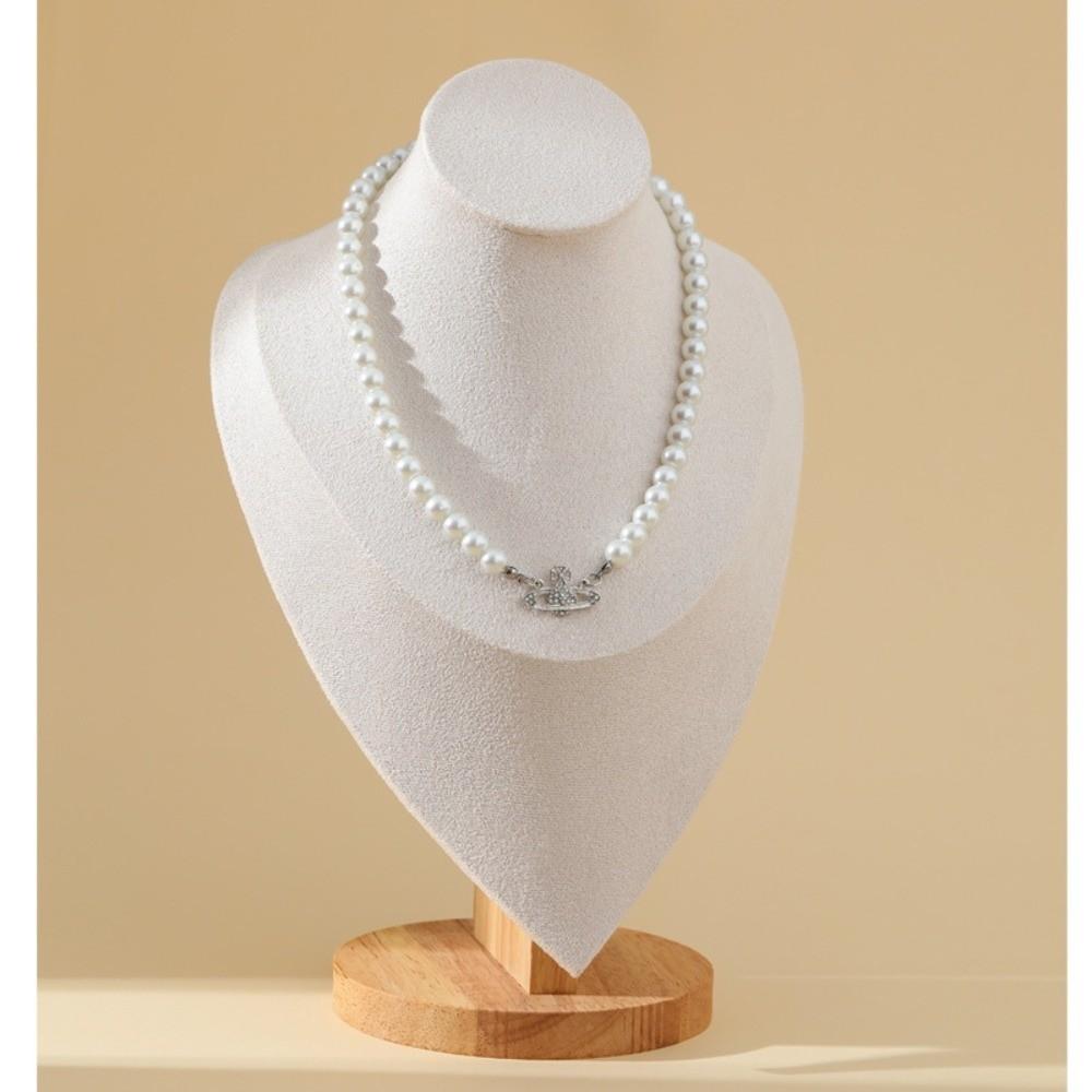Elegant Necklace Display Stand Portable Mannequin Stand Jewelry Bust Display Holder Trade Show