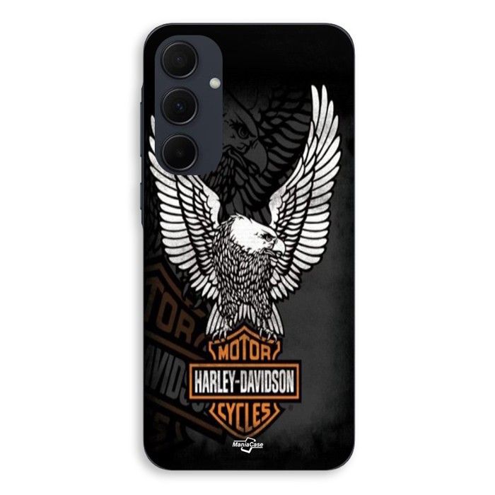 Coque Pour Samsung galaxy A35 Harley Davidson mini poster logo Aigle Maniacase