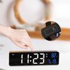 Charging Clock with Temperature Electronic Clock Living Room Wall Clock Simple Digital Clock Bedside Alarm Clock Sleepy