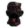 Resin Desk Organizer Gothic Skull Pen Holder, Realistic Zombie Head Makeup Brush Organizer, Large Capacity Desktop Holder Storage Container,
