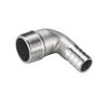 Zhucang 304 Edelstahl Außengewinde Winkel Schlauchstutzen Fitting