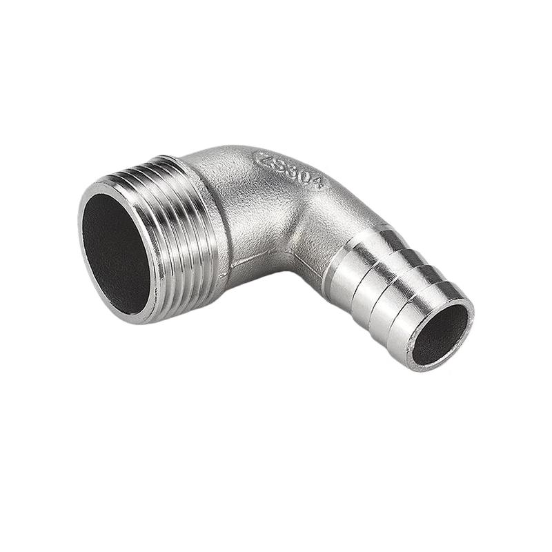Zhucang 304 Stainless Steel Male Thread Elbow Hose Barb Fitting