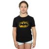 DC Comics Girls Batman Spray Logo Cotton T-Shirt