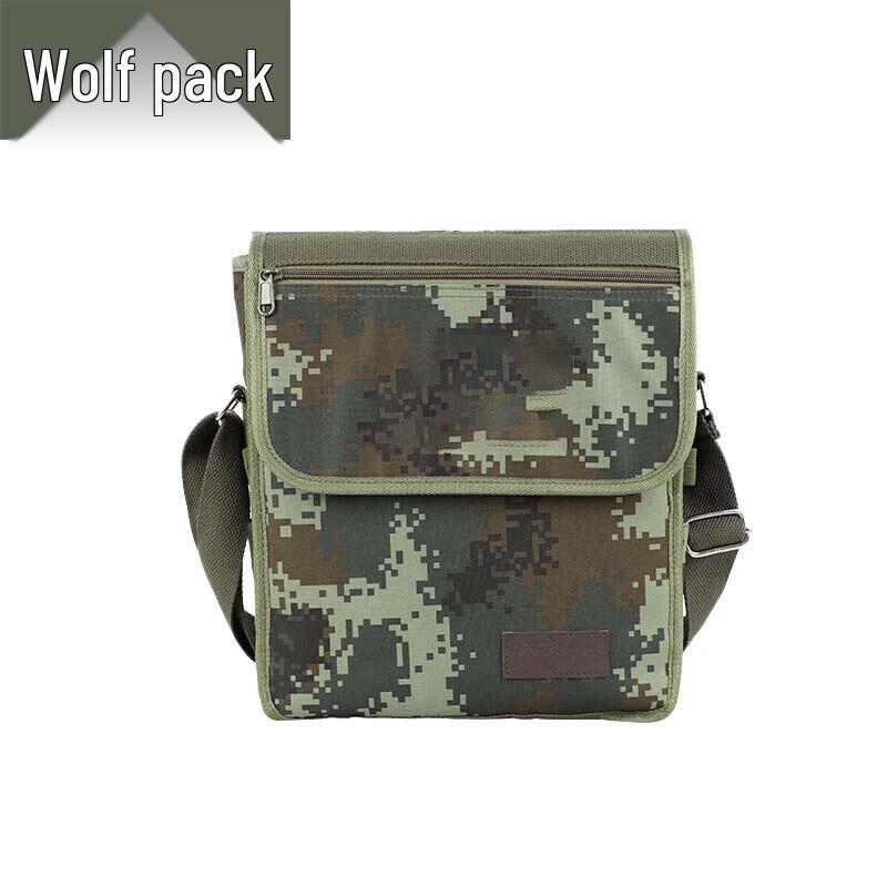 Утилитарная сумка через плечо Камуфляж Волк в джунглях для улицы
