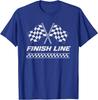 Motorsport Checkered Flag Finish Motor Line Racing Graphic Unisex T-Shirt