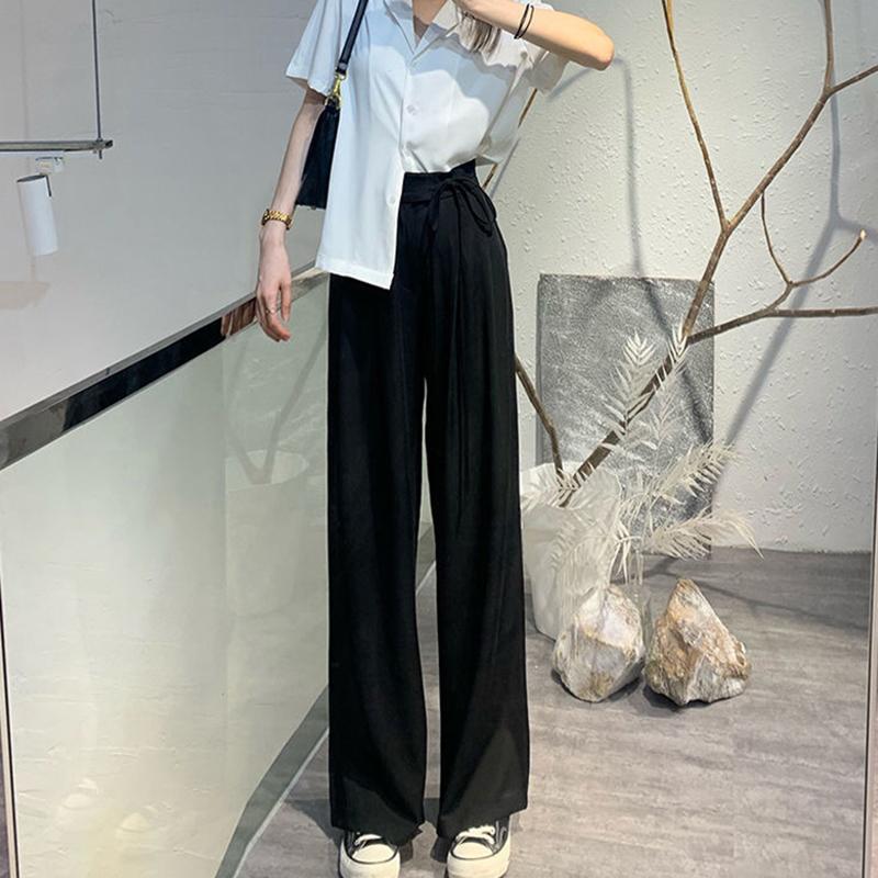 Flared Pants Women Loose Trousers Spring Autumn Casual Bottoms