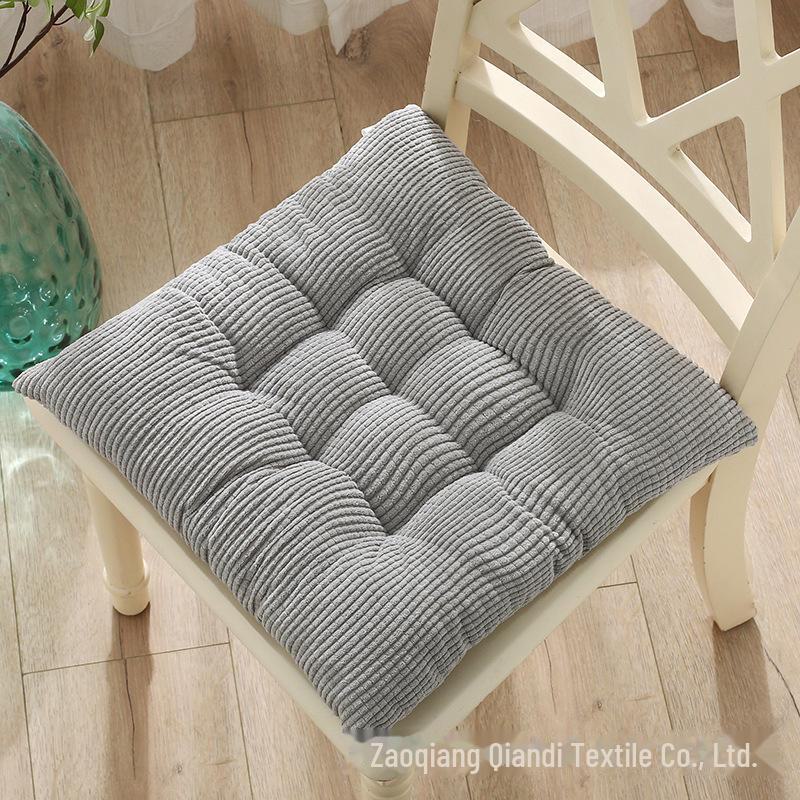 

Одноколірні вельветові подушки з бавовни та льону для вікон, офісних та обідніх стільців 40x40cm