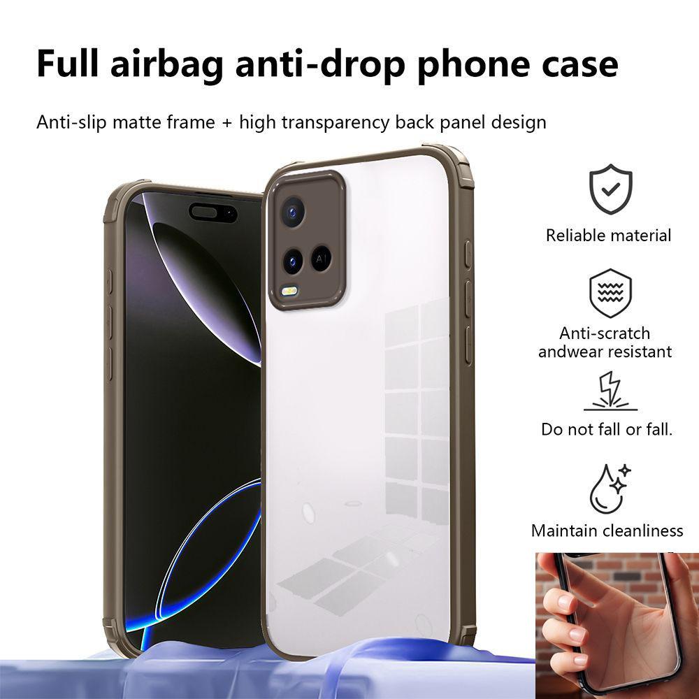 For Vivo Y21 Case Vivo Y33s Phone Case vivo Y21S Y33T Y21A Y21T E Cover Anti-drop protection Shookproof Hard acrylic back cover