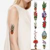 28pcs Temporary Tattoo Temporary Tattoo Stickers Potted Ferns Sunflower Vase White Lilies For Arms Women Chest