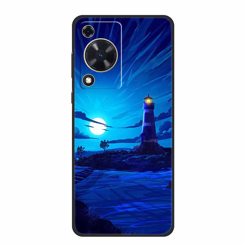 Coque For Huawei Nova Y72 Case Fashion Marble Black Silicone Soft Phone Cover Case For Huawei Nova Y72 Back Cover Case Y 72 Capa