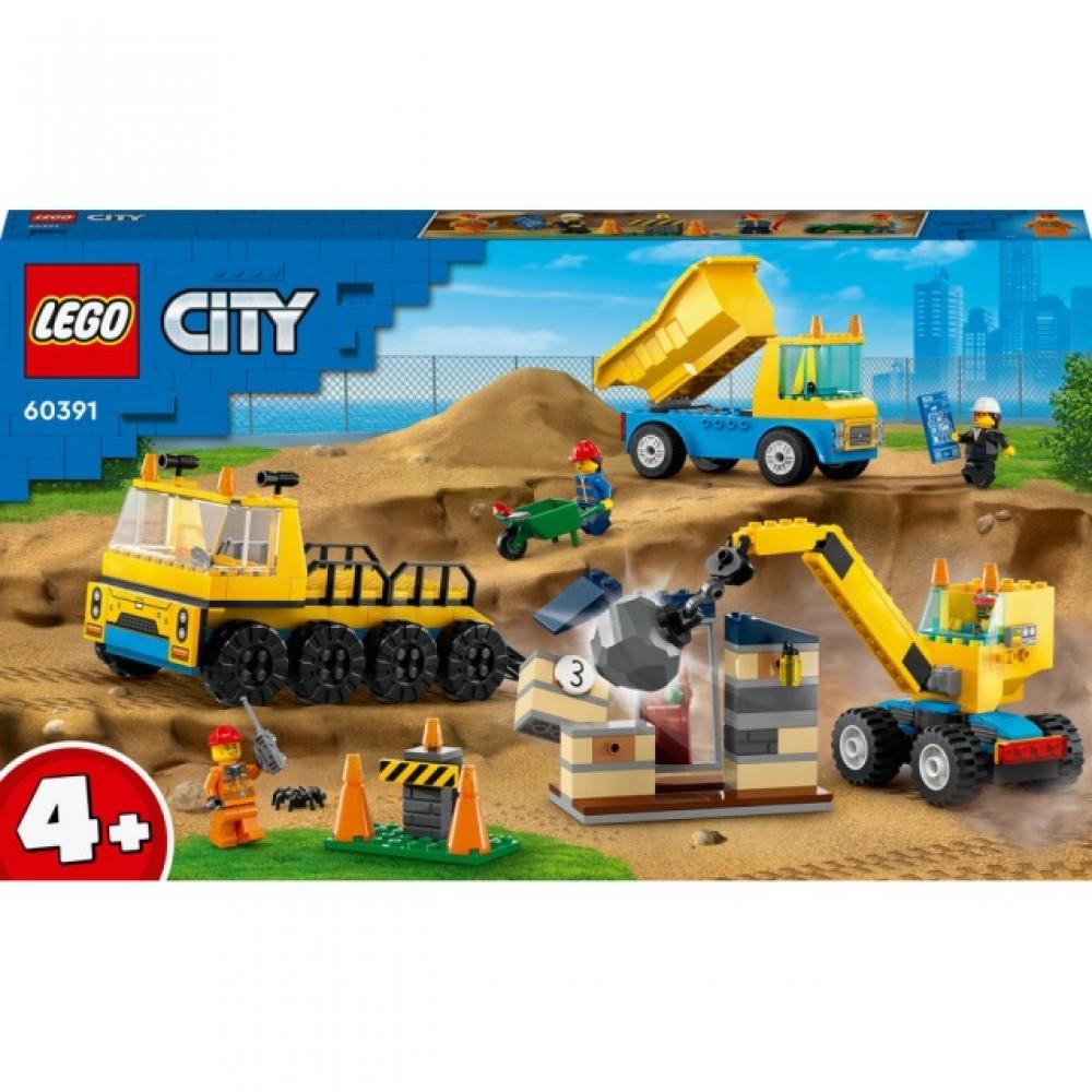 

LEGO construction truck and crane 60391