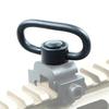 Heavy Duty 1.25 Inch Sling Swivels - Quick Detach D Loop Mounts For 2 Point Rifle Slings 