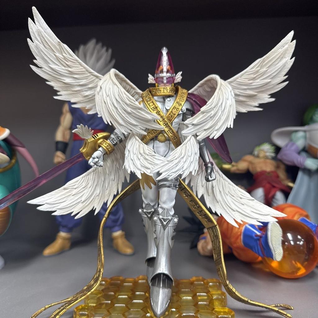 In Stock 20cm Angemon Digimon A Limited figurine Pet Collectible PVC Ornament  dragon ballz figures anime handicrafts oys Gifts