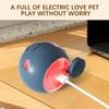 Automatic Interactive Dog Toy For Boredom Glowing Bite-Resistant Vibrating Dog Ball For Pet Exercise Aid