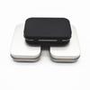 Metal Rectangular Empty Mini Tin Box Tinplate Push Candy Pill Cases Bins Jar Hinged Containers Small Organizer Storage Box