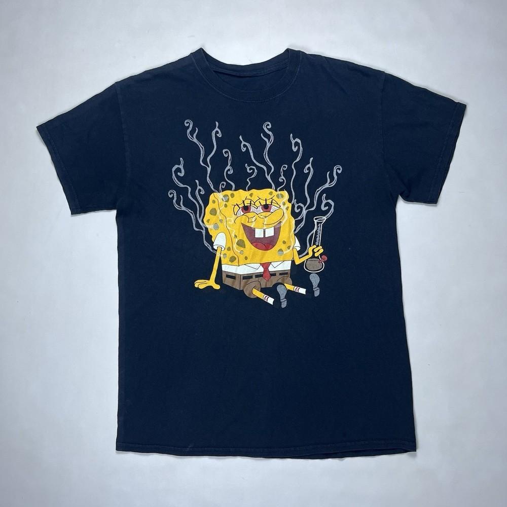 Смешная пародийная футболка с мультяшным принтом; Ретро-юмор Y2K Графическая черная унисекс футболка XL