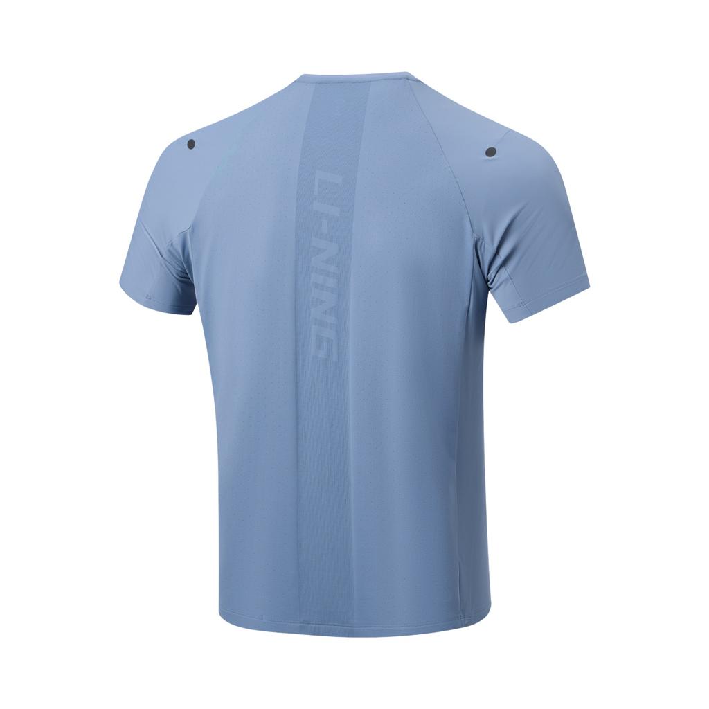 Li-Ning Ice Comfort UV Protection Round Neck Logo Letter Short Sleeve T-Shirt Men tops ATSW481-3