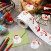 600PCS Christmas Santa Wrapping Labels 2.8inch Self-Adhesive Christmas Name Sticker for Envelopes Box Cards Candy Bag