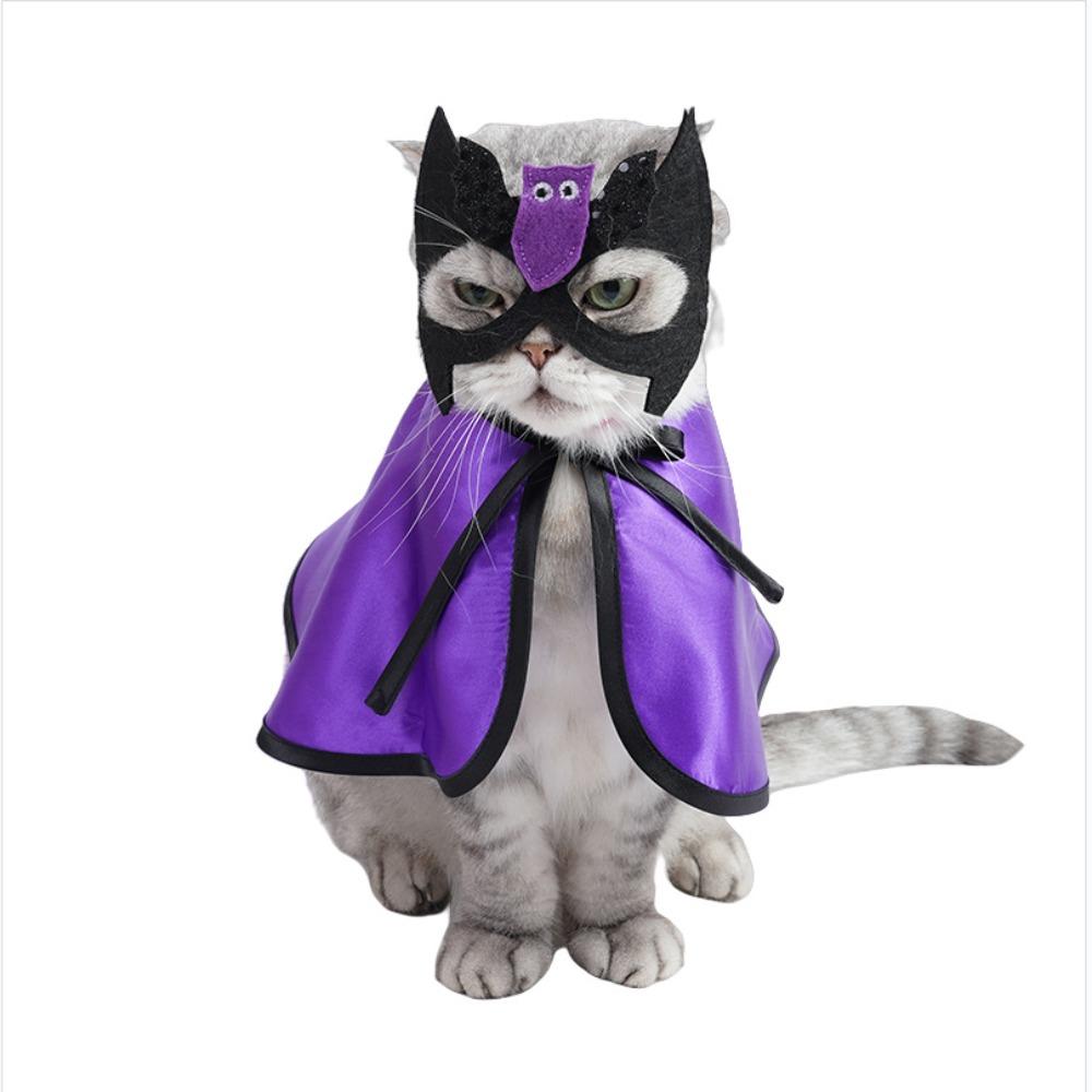 Decorative Dog Halloween Costume Cartoon Pet Wizard Cloak Halloween Party