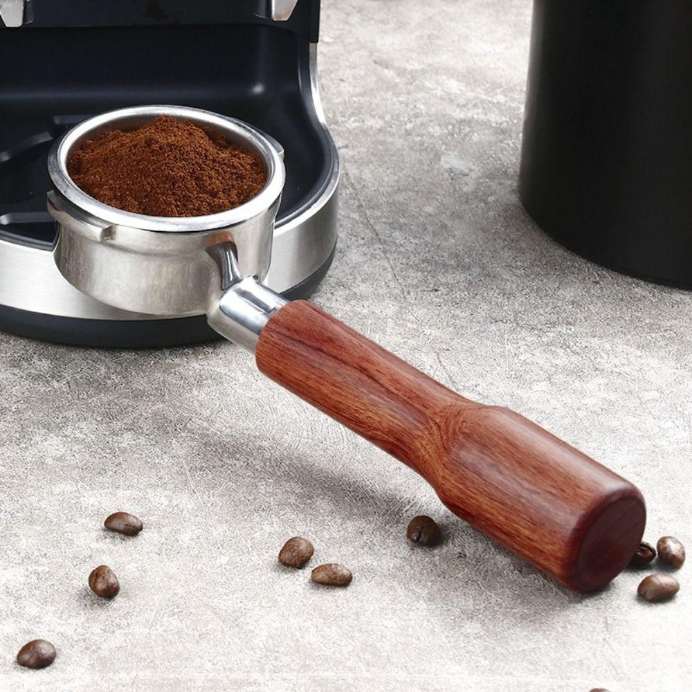 3 Ear Espresso Filter Handle Wood Handle Espresso Machine Replacement Parts  Cafe