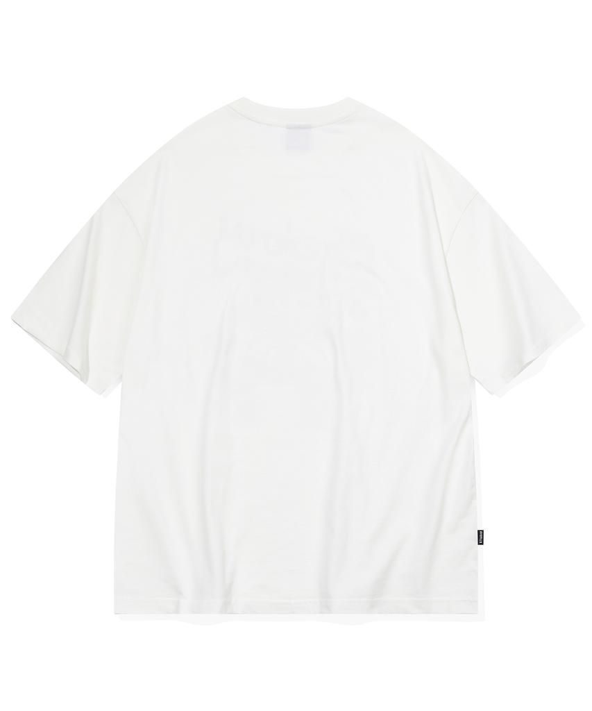 CPGN STUDIO Teddy'S Cake Short-Sleeve T-Shirt Cream