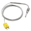 2M EGT K Type Thermocouple Temperature Sensor Stainless Steel Probe Thermocouple 0-1250℃ 1/8'' NPT Thread Temperature Control