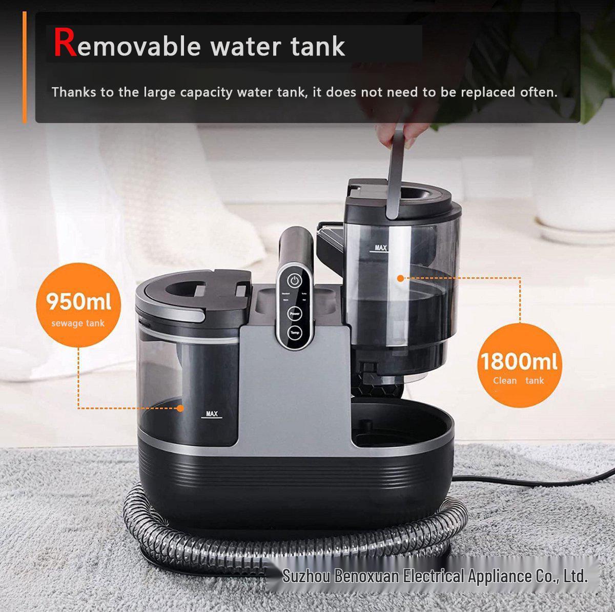 

Versatile Heating Fabric Cleaner: Powerful Spray-Extract Machine for Sofas, Carpets, Curtains EU Plug with Heating