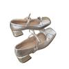 New gentle temperament bow with Mary Jane shoes women's light mouth thick heel single shoes