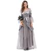 New Halloween Ghost Bride Cosplay Costume Grey Dress