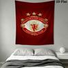 Fearless MUFC CrewWall Hanging Printed Fabric Blanket Decorative Tapestries for Bedroom Living Room Home Decor