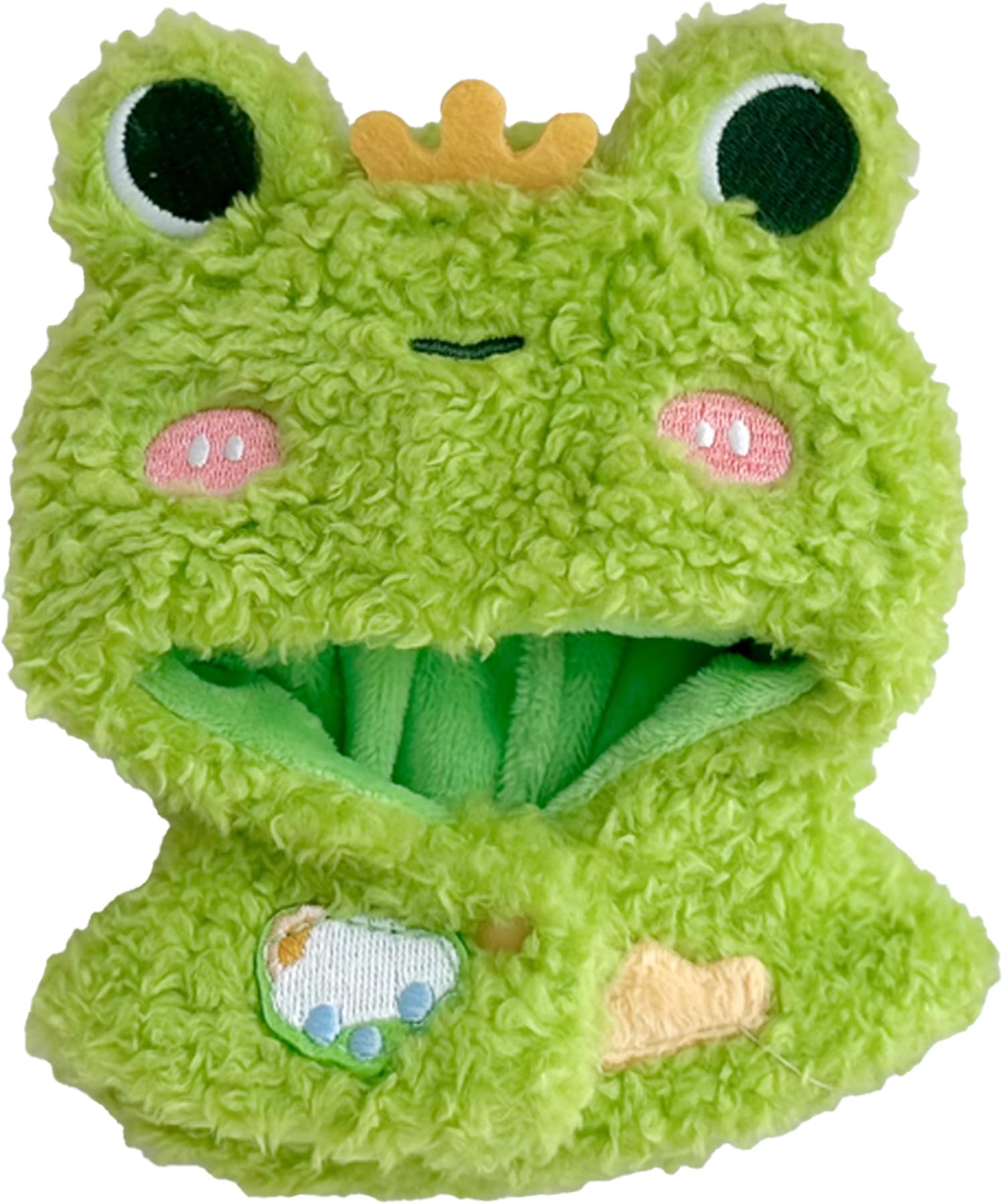 

Fluffy Animal Kigurumi Frog Plush Clothes Kigurumi Accessories Otaku Doll Mascot Kpopdoll Costume (10cm) [Used]