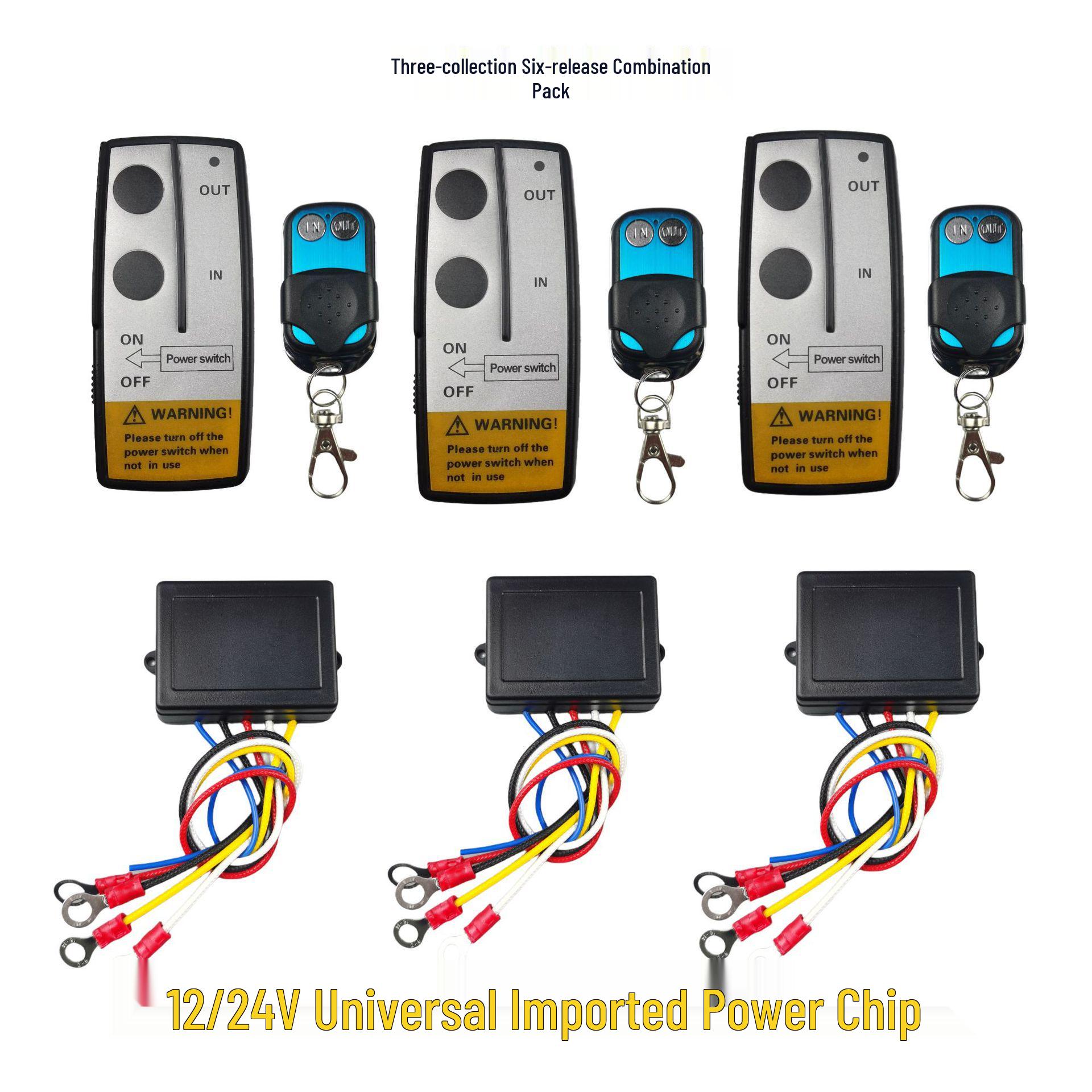 Dual-Channel Wireless Winch Remote Control System KLS-205X3