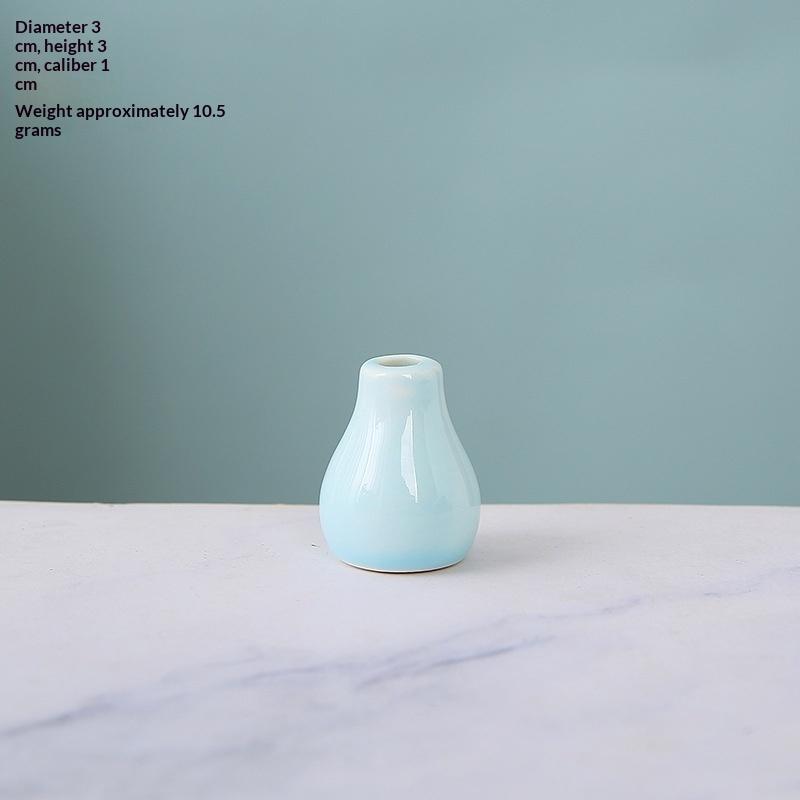 1Pcs Dollhouse Creative DIY Flower Arrangement Decorative Object For Home Kitchen Decoration Mini Ceramics Vase Fridge Magnet