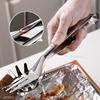 304 Stainless Steel Frying Fish Shovel Clamp Multipurpose Scoop Up Pasta BBQ Hamburgers Patties Steak Pancakes Kitchen Tongs