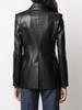 Women's Blazer Casual Formal Genuine Lambskin Leather New Stylish Black Handmade