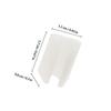 100Pcs Sink Grate Feet Plastic Chair Glides for Hardwood Floors Kitchen Rack Protector Wire Bumper Non-Slip Floor Protector